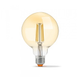 LED лампа VIDEX Filament G95FAD 7W E27 2200K 220V диммерна (VL-G95FAD-07272) - Зображення 2