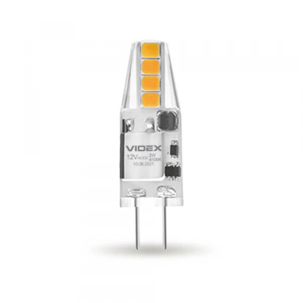 LED лампа VIDEX G4C 12V 2W G4 4100K Кераміка