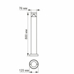 LED Світильник архітектурний IP54 VIDEX 3W 2700K (VL-AR05-03082S) - Зображення 3