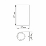 LED Світильник архітектурний IP54 VIDEX 6W 2700K (VL-AR032-062B) - Зображення 3