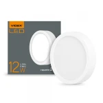 LED Світильник круглий накладний VIDEX 12W 5000K 220V (VL-DLRS-125)