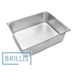 Гастроємність Brillis н/ж сталь GN 2/1-200 мм (650x530x200мм)