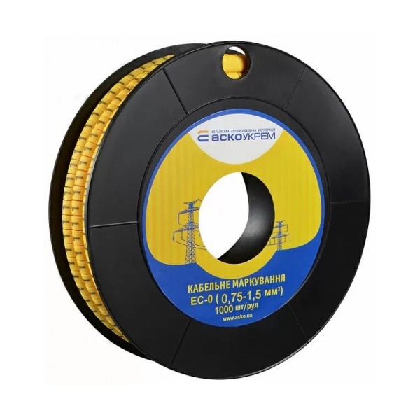 Маркування EC-0 0,75-1,5 кв.мм2 "0"