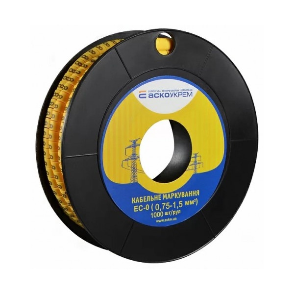 Маркування EC-0 0,75-1,5 кв.мм2 "8"