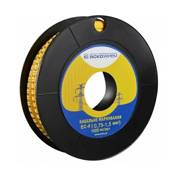 Маркування EC-0 0,75-1,5 кв.мм2 "9"