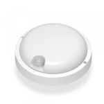 LED світильник із датчиком ІЧ IP54 круглий VIDEX 12W 5000K сенсорний білий - Зображення 3