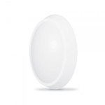 LED світильник (ЖКГ) овальний VIDEX 12W 5000K 220V білий сенсорний 20шт (VL-BHO-125PW-S) - Зображення 2