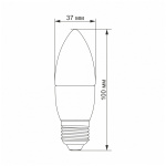 LED лампа VIDEX C37e 7W E27 3000K - Зображення 3