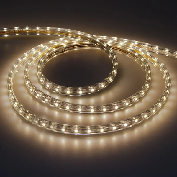 Світлодіодна стрічка LS704/LED-RL 60SMD(3528)/m 220V, 4.4W/m 12*7mm теплий IP68, min 100m Feron