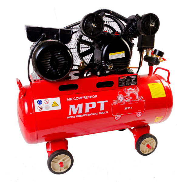 Компрессор MPT PROFI 50 л 1500 Вт/2 л. 1050 об/хв 170 л/хв 8 атм мідна обмотка MAC20503B