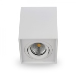 Світильник Feron ML305 MR16/GU10 білий, квадрат, поворотний, 98*98*125мм (6559)