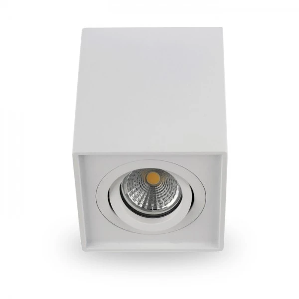 Світильник Feron ML305 MR16/GU10 білий, квадрат, поворотний, 98*98*125мм (6559)