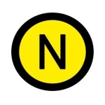 Знак "нейтраль" (на аркуші 271 шт)