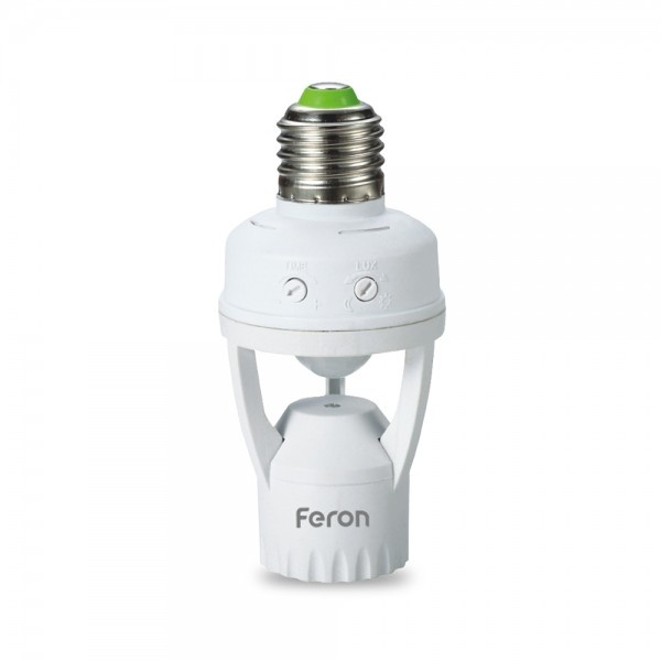 Датчик руху Feron SEN 127 60W 230V 6m 360 білий CE цокольний (4138)