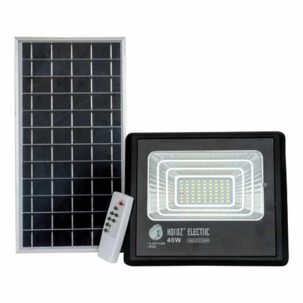 Прожектор світлодіодний із сонячною панеллю TIGER-40 40W 6400K