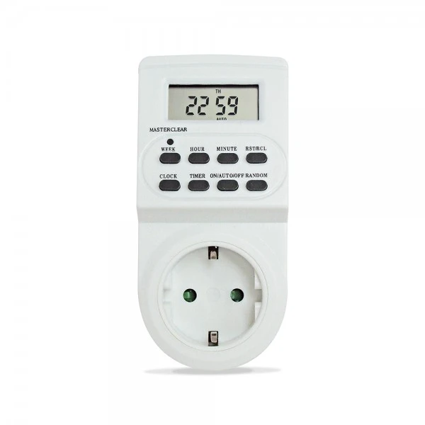 Розетка з таймером Feron TM22/61925 3500W/16A (тижнева) (555)