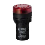 Зуммер миготливий AD22-22 BM/r червоний 220V АC