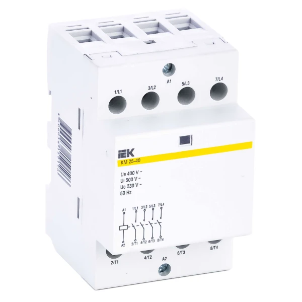 Контактор модульний КМ25-40 AC/DC IEK (MKK20-25-40)
