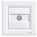 TV Розетка кінцева біла ASFORA Schneider Electric (EPH3200121)