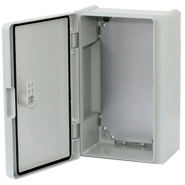 Щит ERKA 022, 200*300*120 з монтажною панеллю, опалові двері, IP65