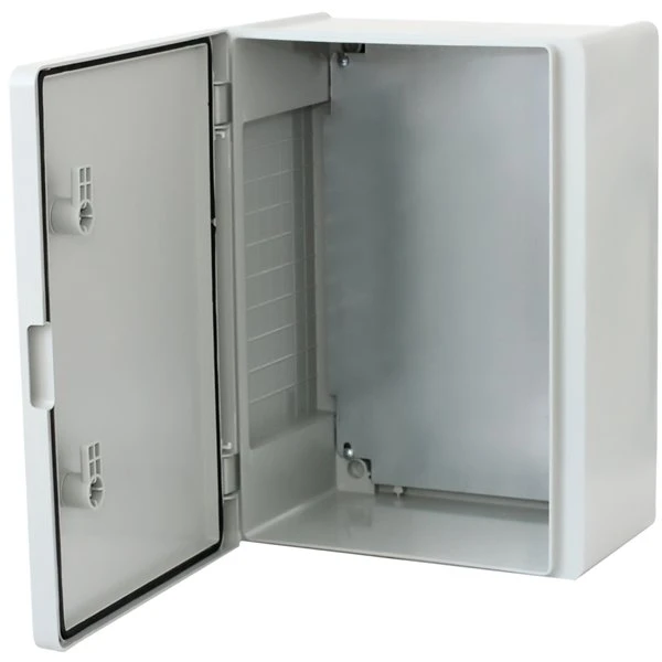 Щит ERKA 024, 400*500*210 з монтажною панеллю, опалові двері, IP65