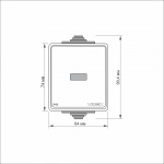 VIDEX BINERA IP65 Выключатель наружный 1кл с подсветкой серый (VF-BNW11L-G) (10/100) - Зображення 4