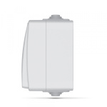 VIDEX BINERA IP65 Выключатель наружный 2кл с подсветкой серый (VF-BNW12L-G) (10/100) - Зображення 3