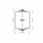 VIDEX BINERA IP65 Выключатель наружный 2кл с подсветкой серый (VF-BNW12L-G) (10/100) - Зображення 4