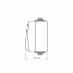 VIDEX BINERA IP65 Выключатель наружный 2кл с подсветкой серый (VF-BNW12L-G) (10/100) - Зображення 5