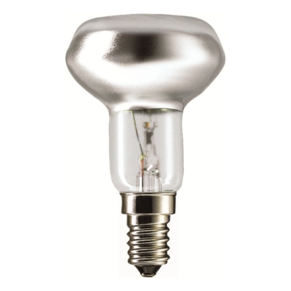 Лампа рефлекторная R50 40 Вт Е14 Philips матовая.