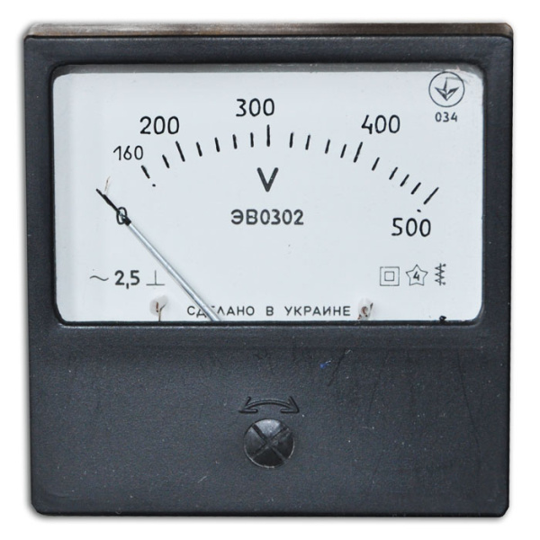 Вольтметр ЭВ 0302 0-500 В кл.т. 2,5