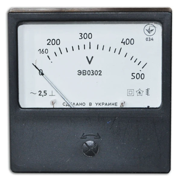 Вольтметр ЭВ 0302 0-500 В кл.т. 2,5