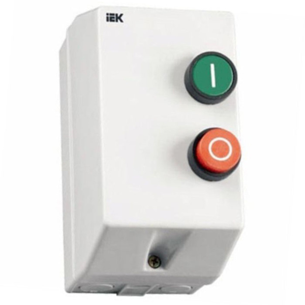 Контактор КМИ10960 9А в оболонці з інд. Ue=230В/АС3 IP54 IEK (KKM16-009-I-220-00)