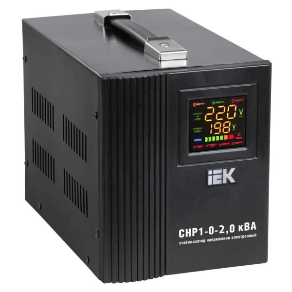 Стабілізатор напруги Home 2 кВА (СНР1-0-2) рел. перекл. IEK (IVS20-1-02000)