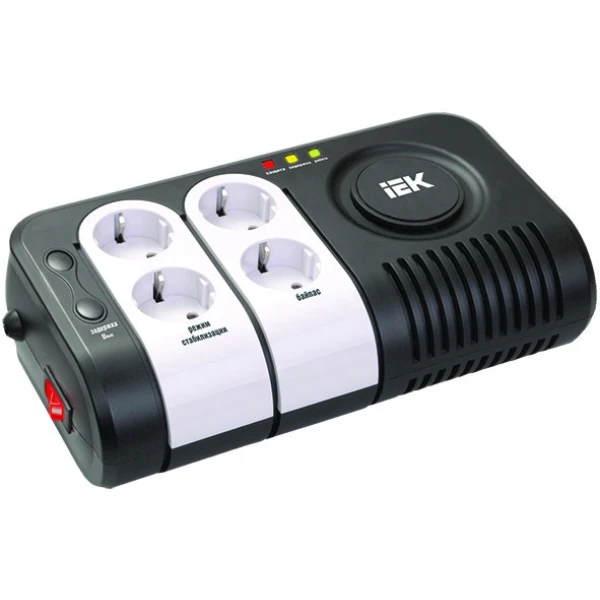 Стабілізатор напруги Simple 1 кВА рел. стаціонарна IEK (IVS25-1-01000)