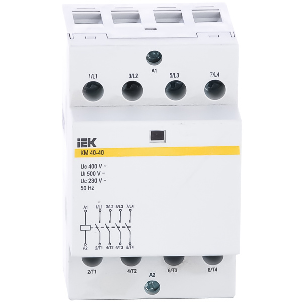 Контактор модульний КМ40-40 AC/DC IEK (MKK20-40-40)