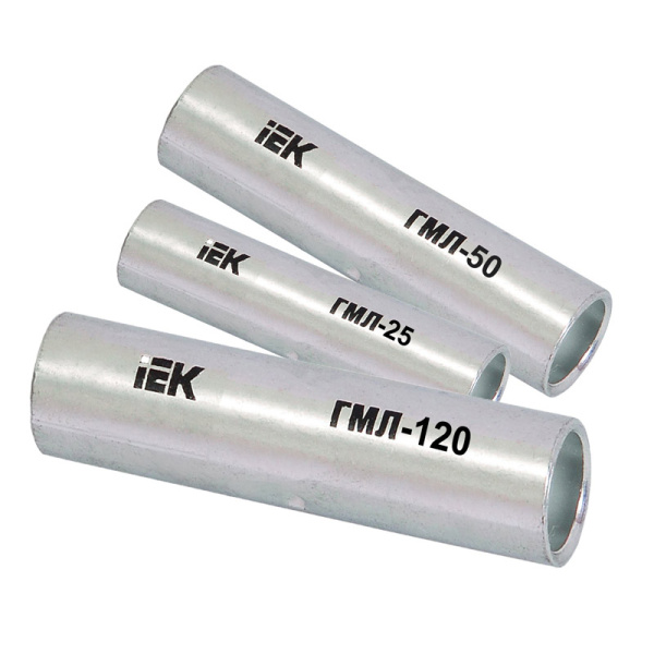 Гільза ГМЛ-240 мідна луджена сполучна IEK (UGTY10-240-22)