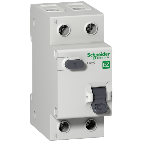 Диференціальний автоматичний вимикач EASY 9 1P + N 10А 30мА "АС" Schneider Electric (EZ9D34610)