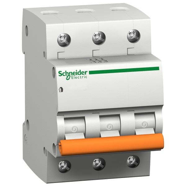 Автоматичний вимикач ВА63 3P 32A C Domae Schneider Electric (11226)