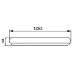 Світлодіодний світильник Т8 2*1200мм ІР65 ТМ POWERLUX - Зображення 2