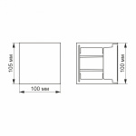 LED Світильник архітектурний IP54 VIDEX 6W 2700K (VL-AR04-062W) - Зображення 3
