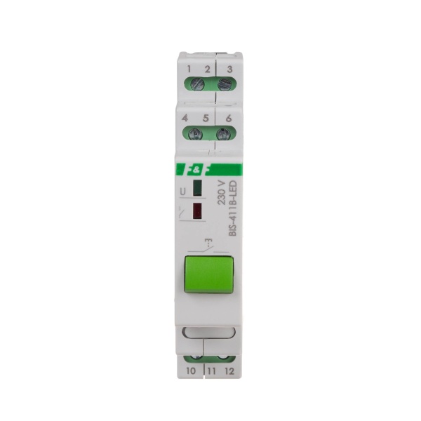 Імпульсне реле BIS-411B-LED, 220В, 16А