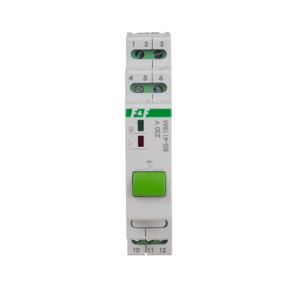Імпульсне реле BIS-411BM-LED, 220В, 16А
