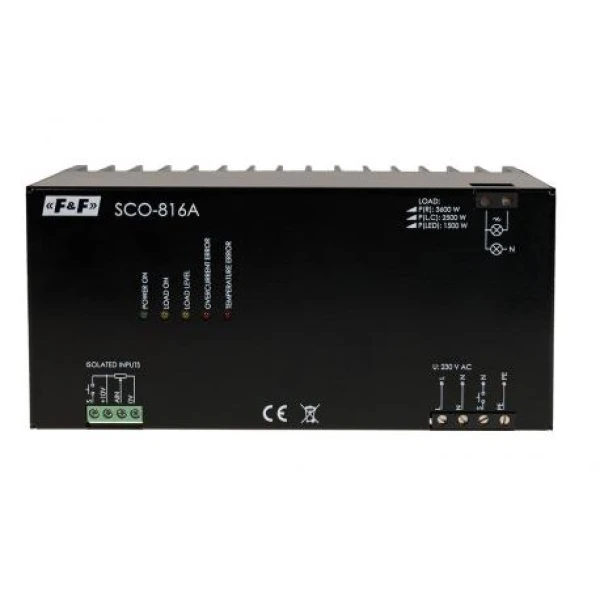 Диммер регулятор яскравості SCO-816A, 3500W, 230В, вхід 1-10В