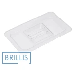 Кришка гастроємності BRILLIS із полікарбонату  GN 1/9, прозора