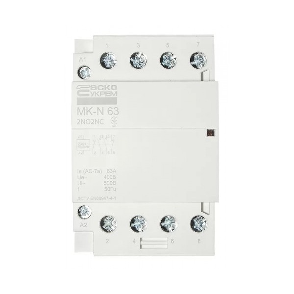 Модульний контактор MK-N 4P 63A 2NO2NC 220V