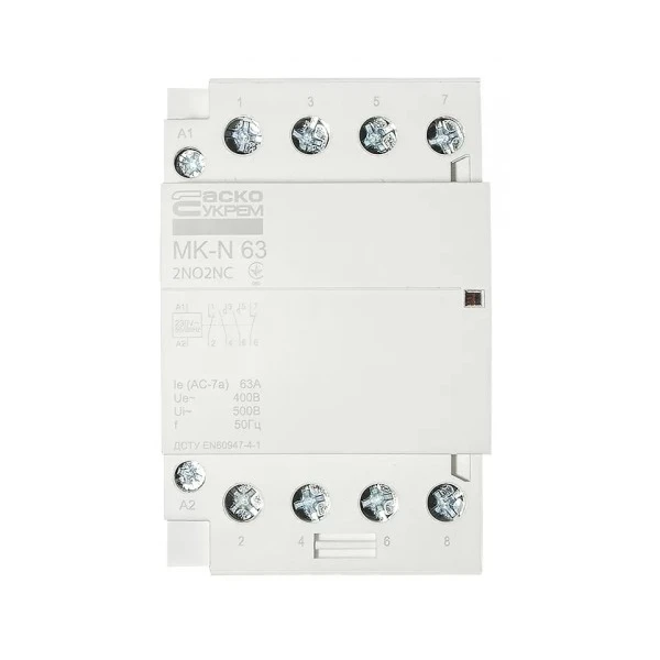 Модульний контактор MK-N 4P 63A 2NO2NC 220V