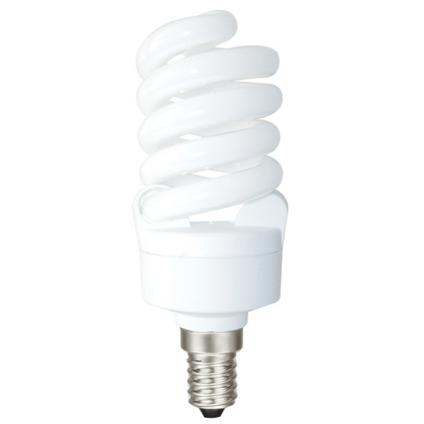 Компактна лампа люмінесцентна DELUX Т2 Full Spiral 15 W 2700K E14