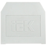 Заглушка для ЗНІ 4-6мм2 (JXB35-50A) сірий IEK (YZN10D-ZGL-006-K03)
