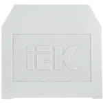 Заглушка для ЗНІ 4-6мм2 (JXB35-50A) сірий IEK (YZN10D-ZGL-006-K03)